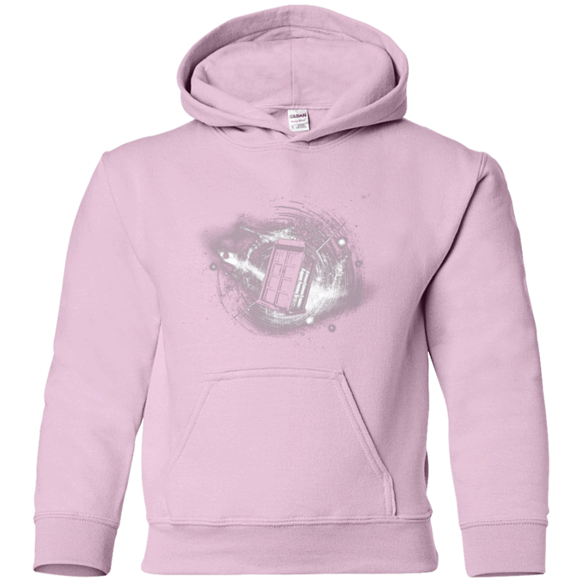 Sweatshirts Light Pink / YS Tardis Youth Hoodie