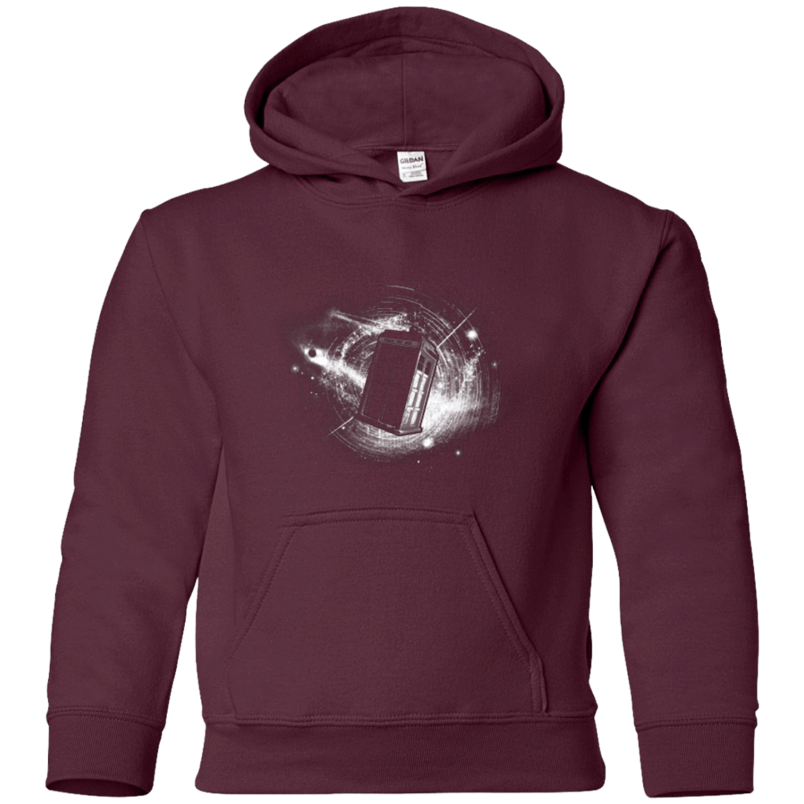 Sweatshirts Maroon / YS Tardis Youth Hoodie