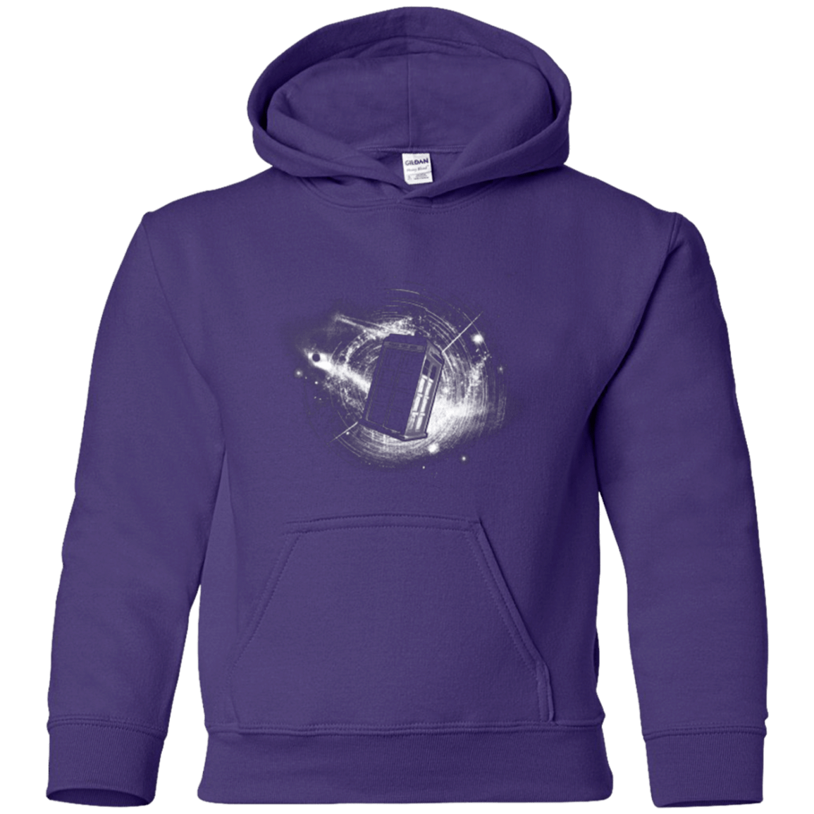 Sweatshirts Purple / YS Tardis Youth Hoodie