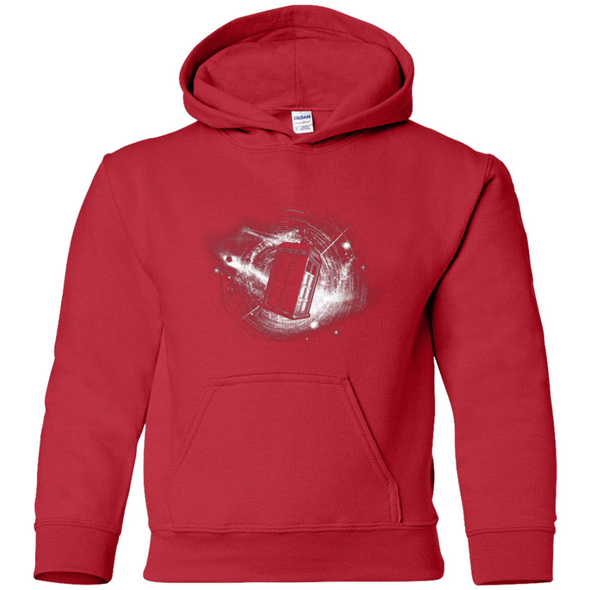 Sweatshirts Red / YS Tardis Youth Hoodie