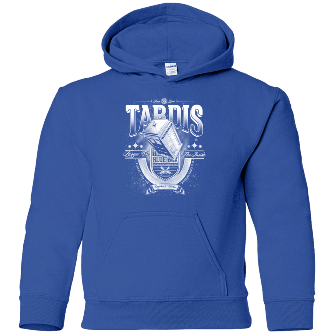 Sweatshirts Royal / YS Tardis Youth Hoodie