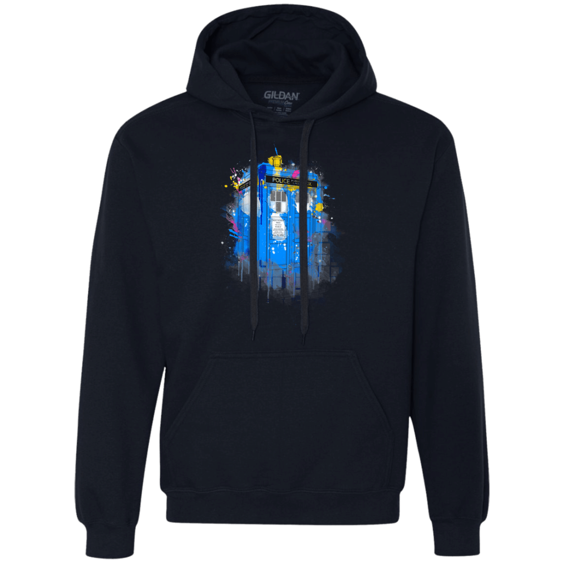 Sweatshirts Navy / S Tardisplash Premium Fleece Hoodie