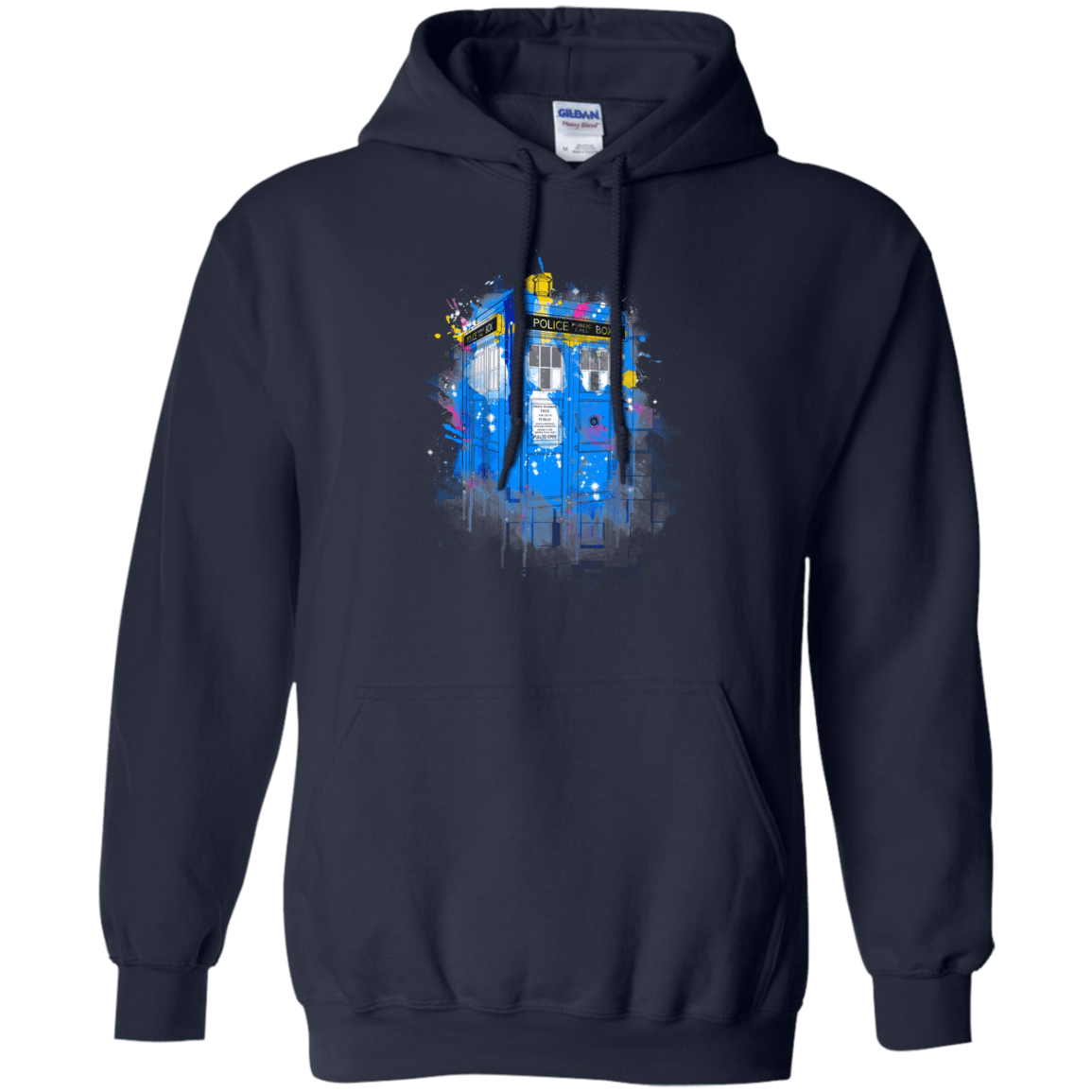 Sweatshirts Navy / S Tardisplash Pullover Hoodie