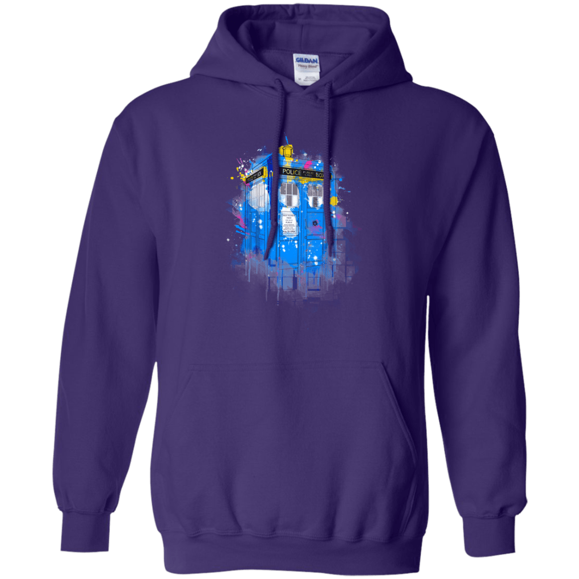 Sweatshirts Purple / S Tardisplash Pullover Hoodie