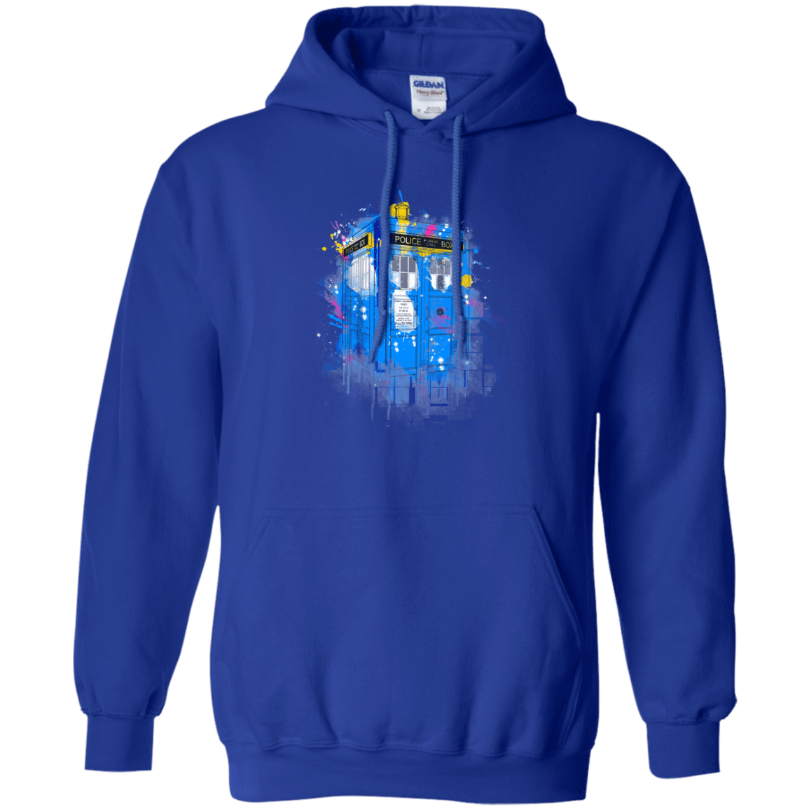Sweatshirts Royal / S Tardisplash Pullover Hoodie