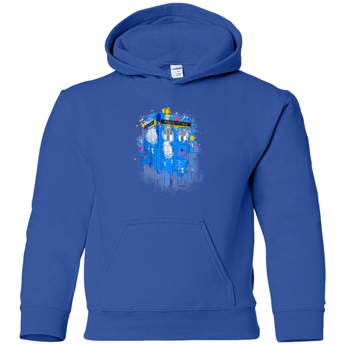 Sweatshirts Royal / YS Tardisplash Youth Hoodie