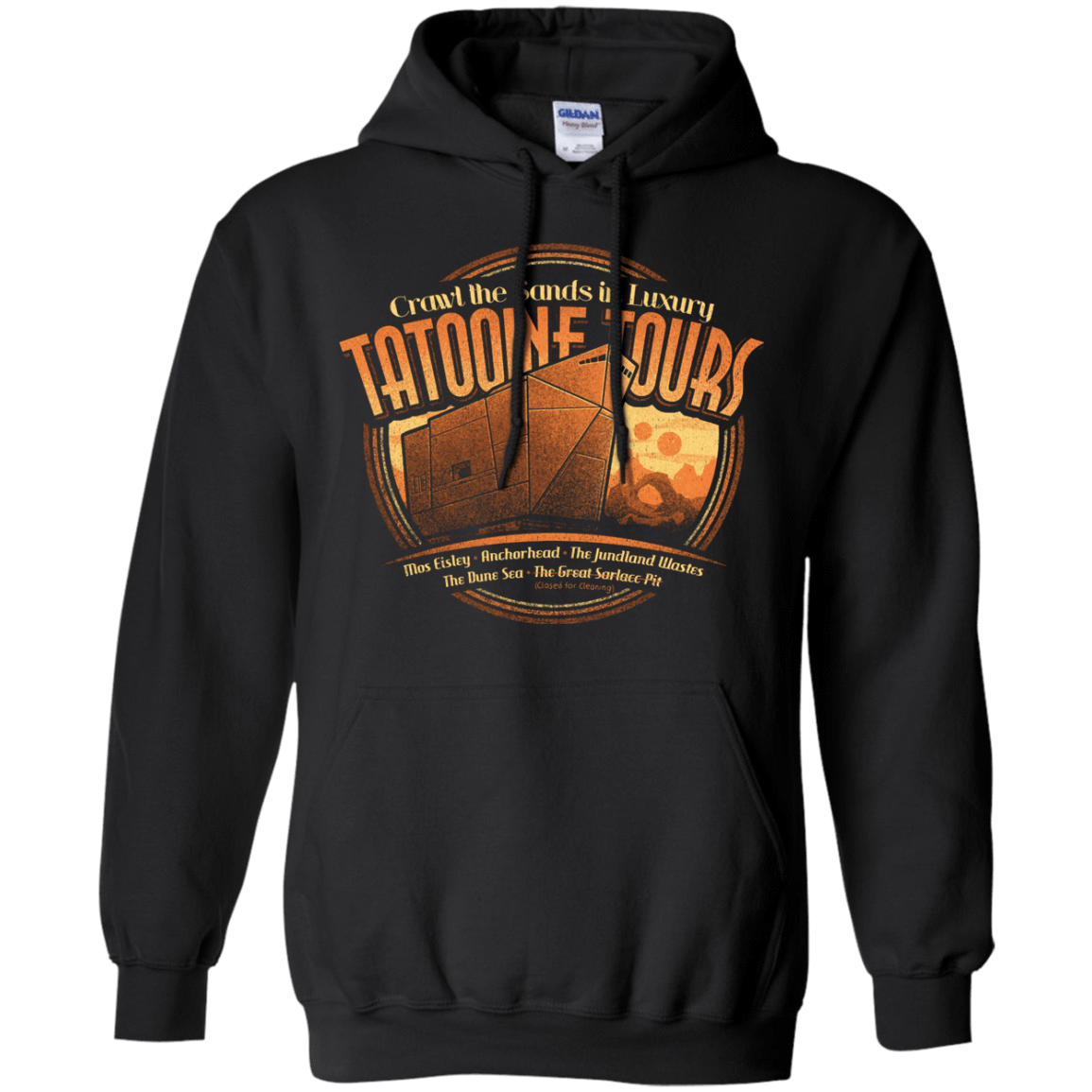 Sweatshirts Black / S Tatooine Tours Pullover Hoodie