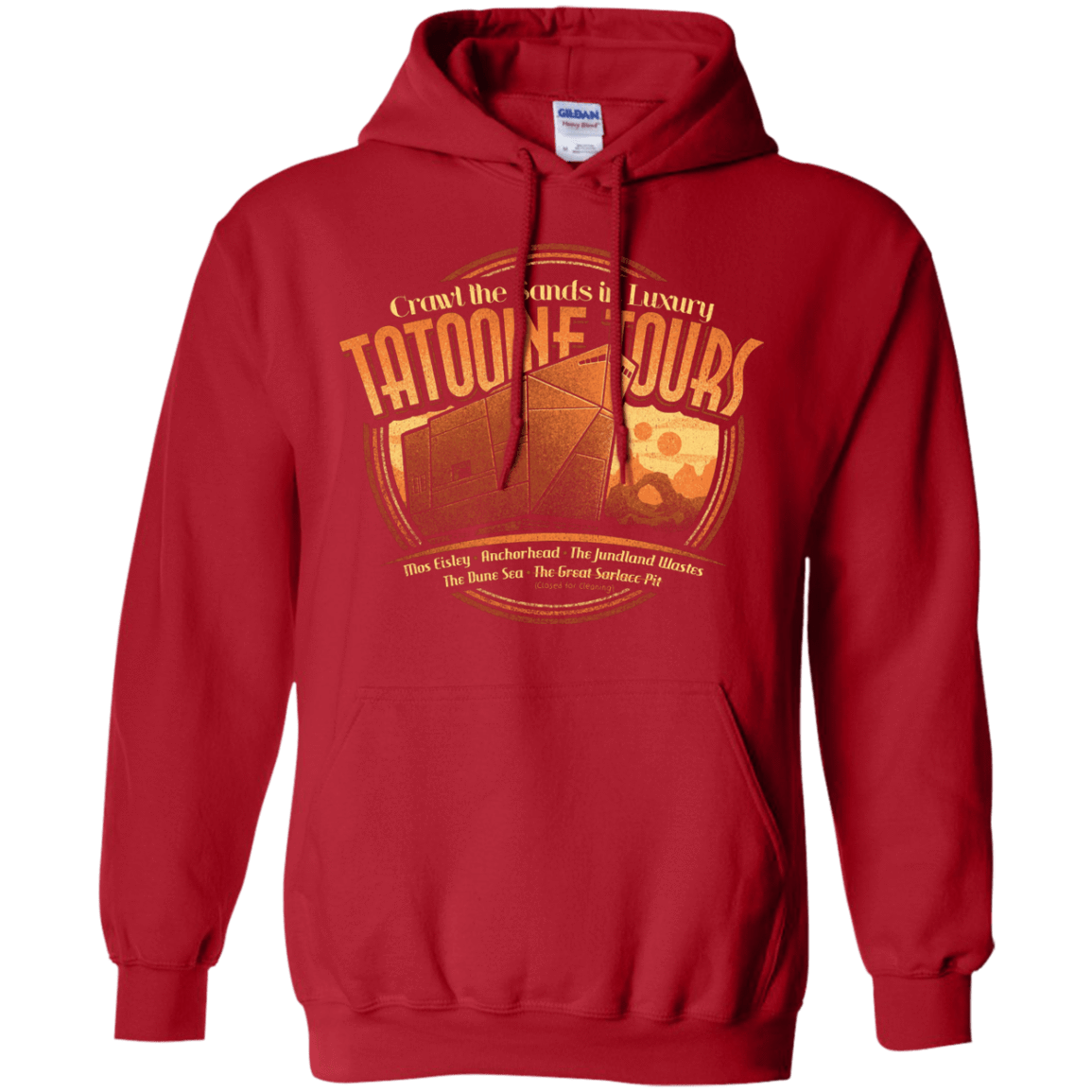 Sweatshirts Red / S Tatooine Tours Pullover Hoodie