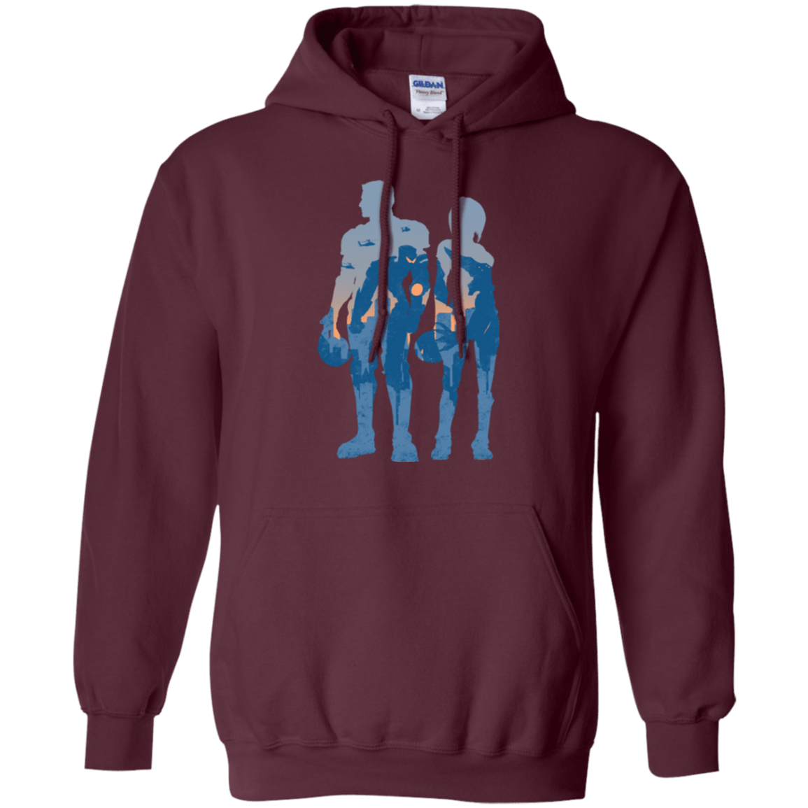 Sweatshirts Maroon / Small Team danger Pullover Hoodie