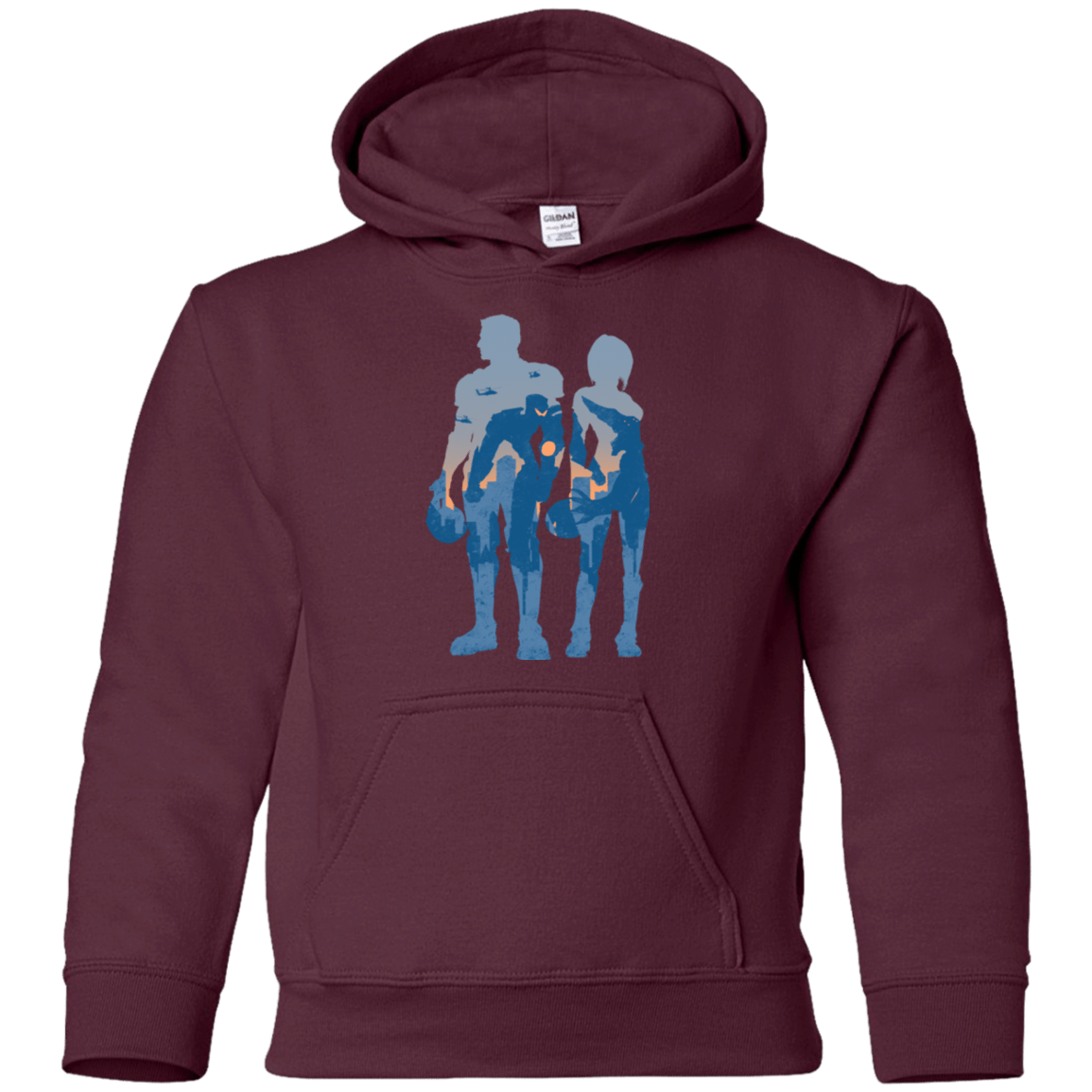 Sweatshirts Maroon / YS Team danger Youth Hoodie