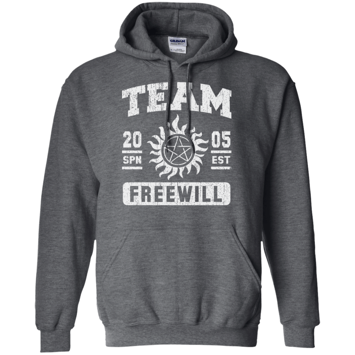 Sweatshirts Dark Heather / S Team Freewill Pullover Hoodie