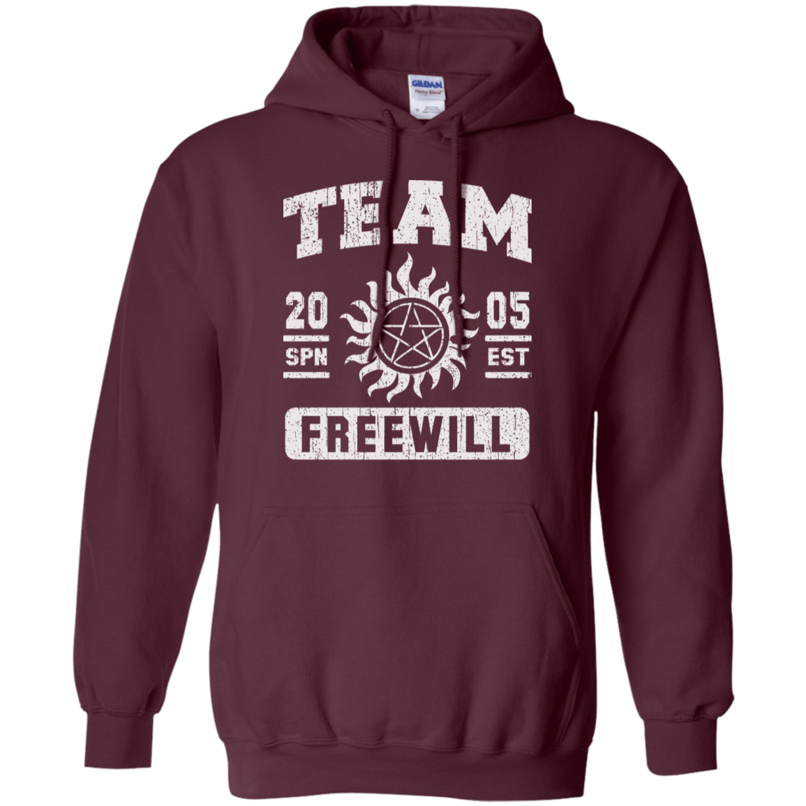 Sweatshirts Maroon / S Team Freewill Pullover Hoodie