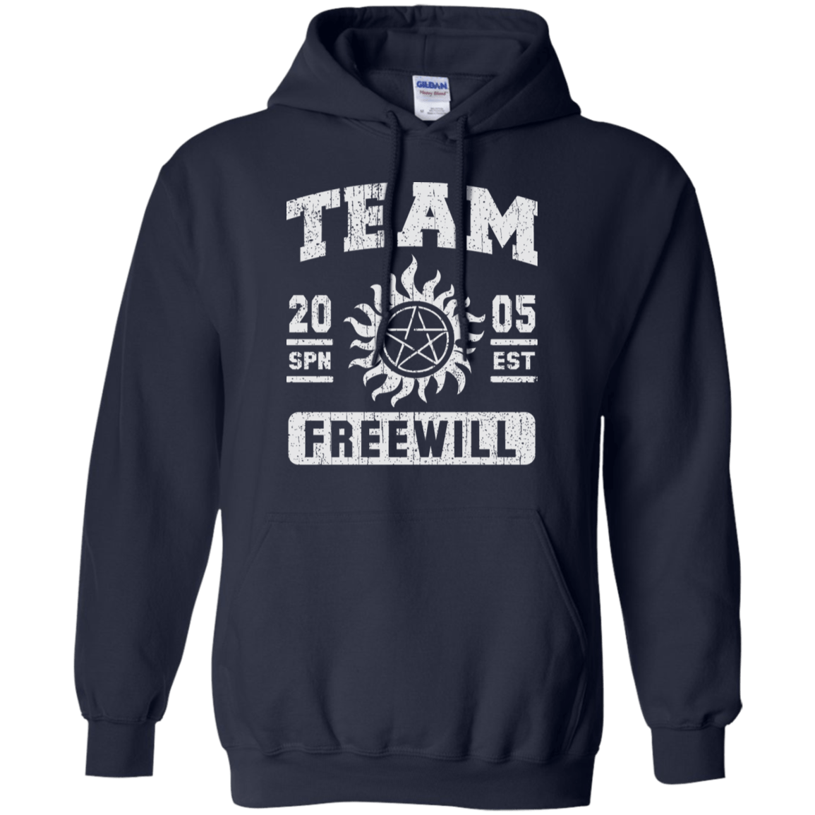 Sweatshirts Navy / S Team Freewill Pullover Hoodie