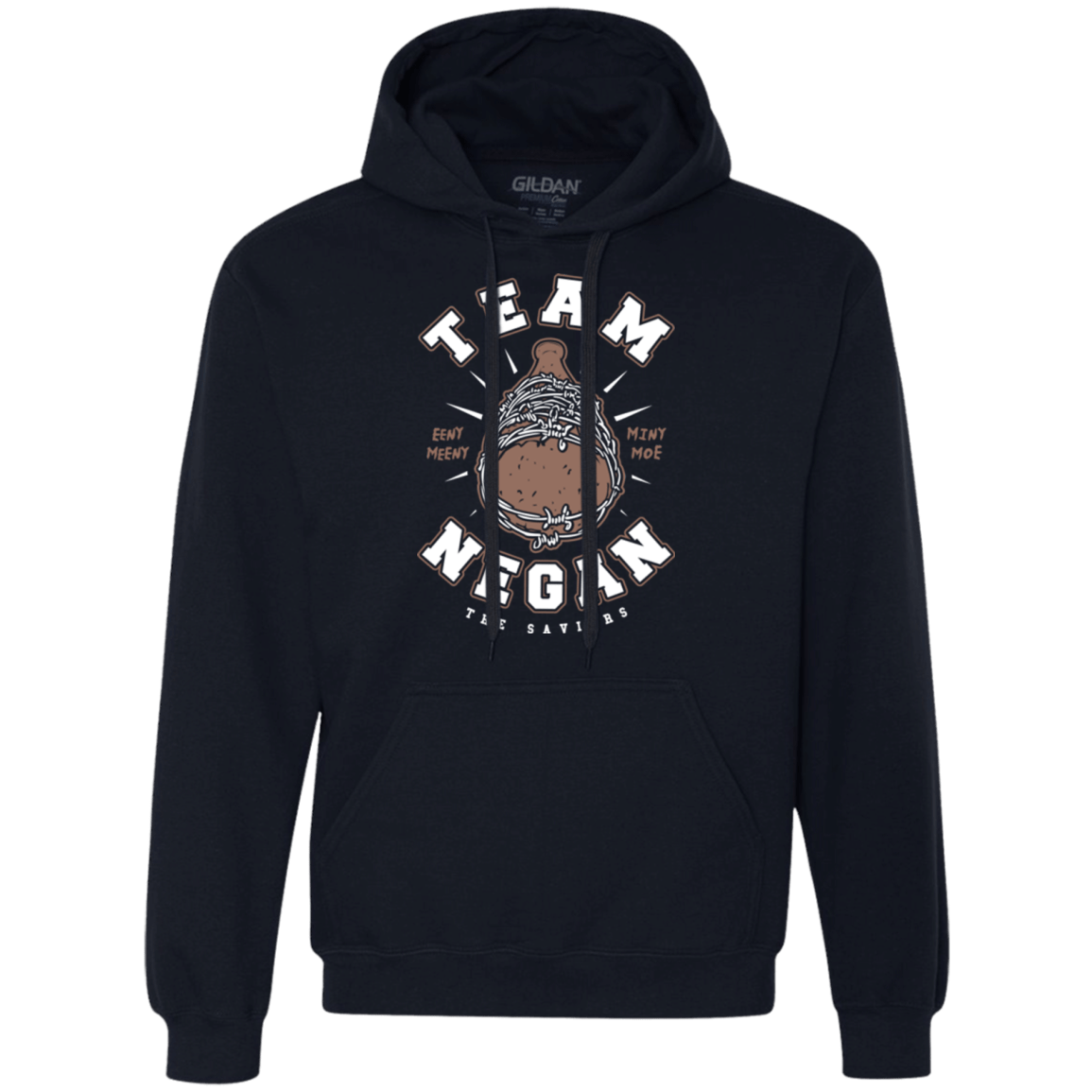 Sweatshirts Navy / Small Team Negan Premium Fleece Hoodie