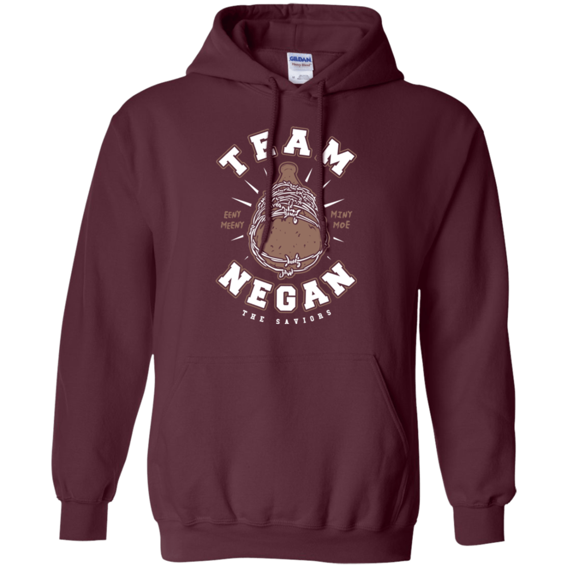Sweatshirts Maroon / Small Team Negan Pullover Hoodie