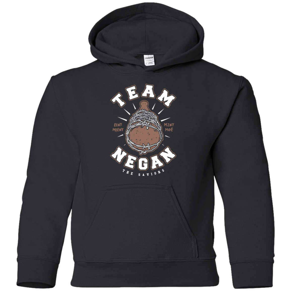 Sweatshirts Black / YS Team Negan Youth Hoodie