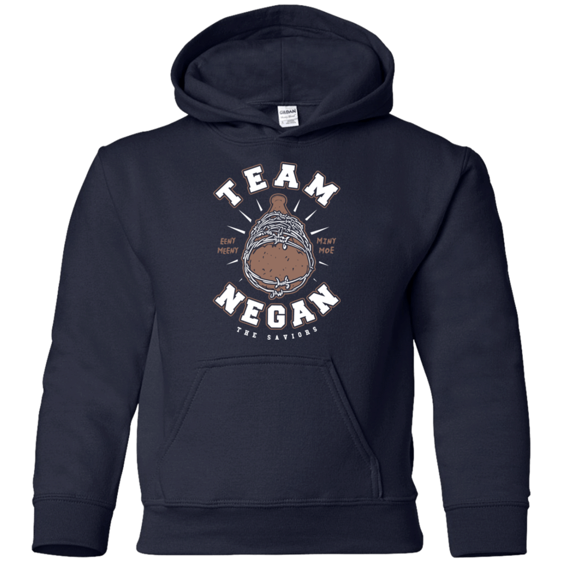 Sweatshirts Navy / YS Team Negan Youth Hoodie