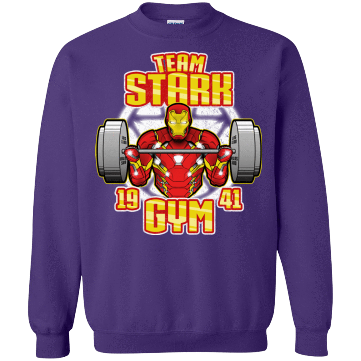 Sweatshirts Purple / Small Team Stark Gym Crewneck Sweatshirt