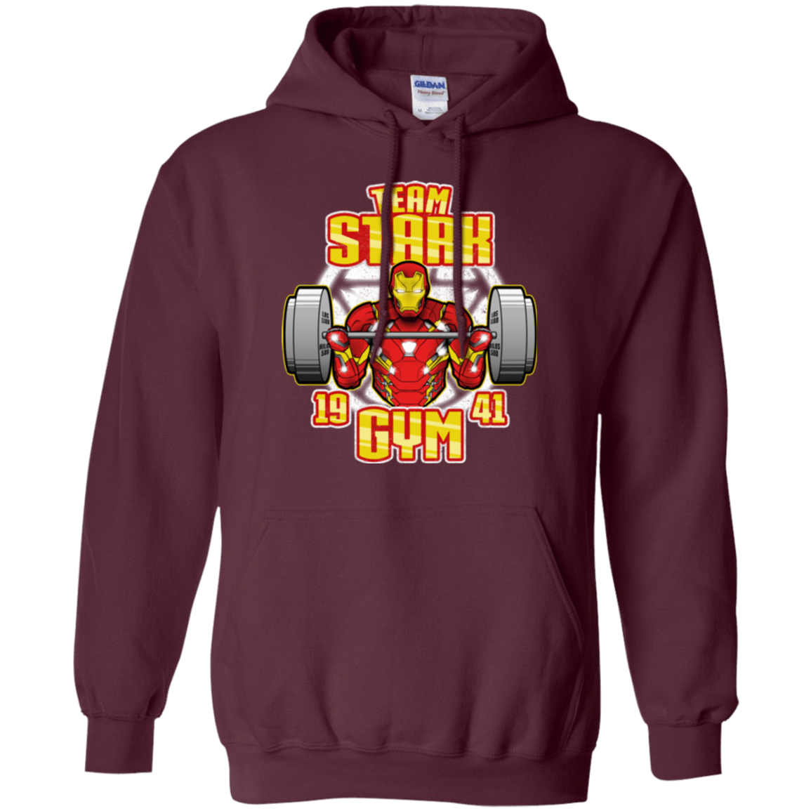 Sweatshirts Maroon / Small Team Stark Gym Pullover Hoodie