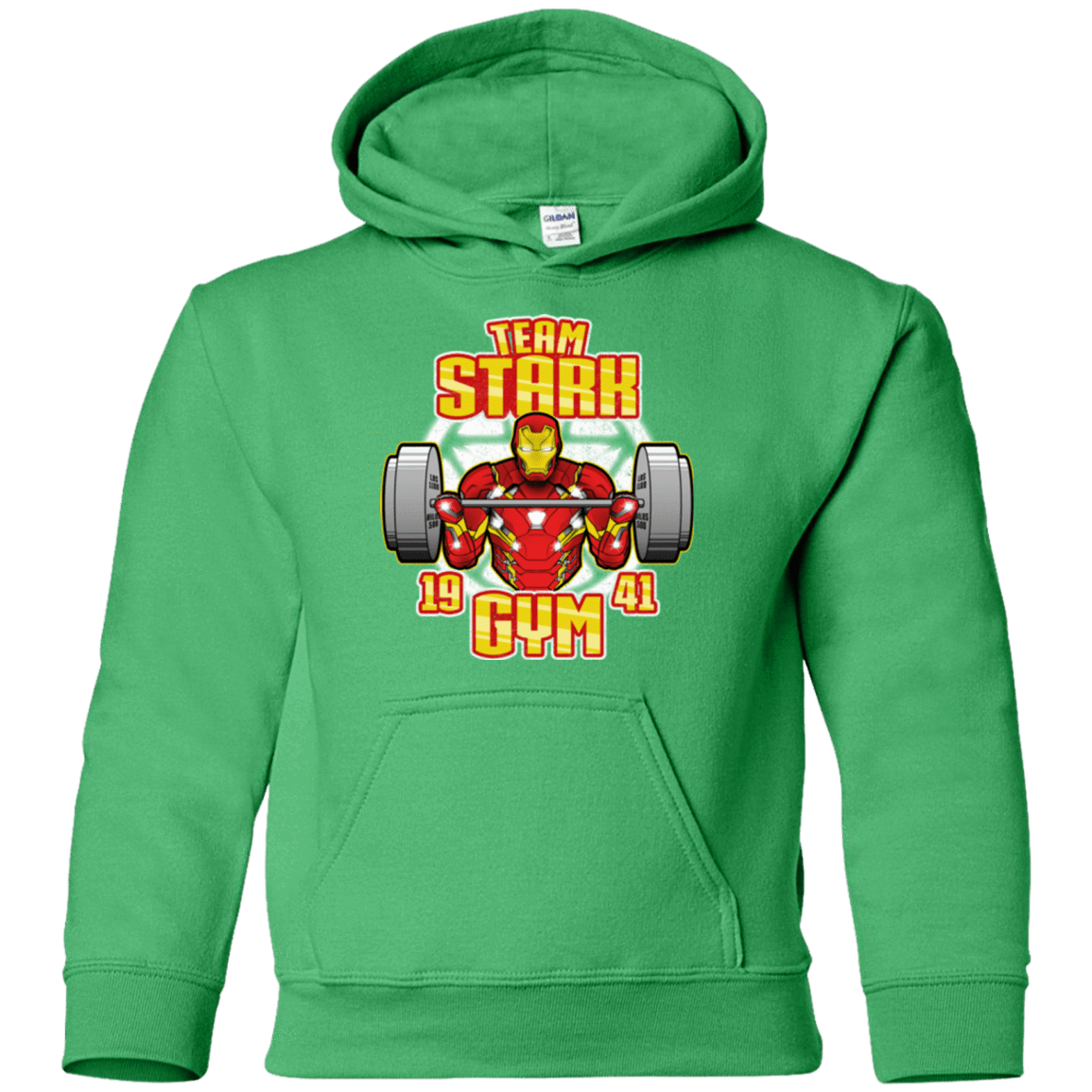 Sweatshirts Irish Green / YS Team Stark Gym Youth Hoodie