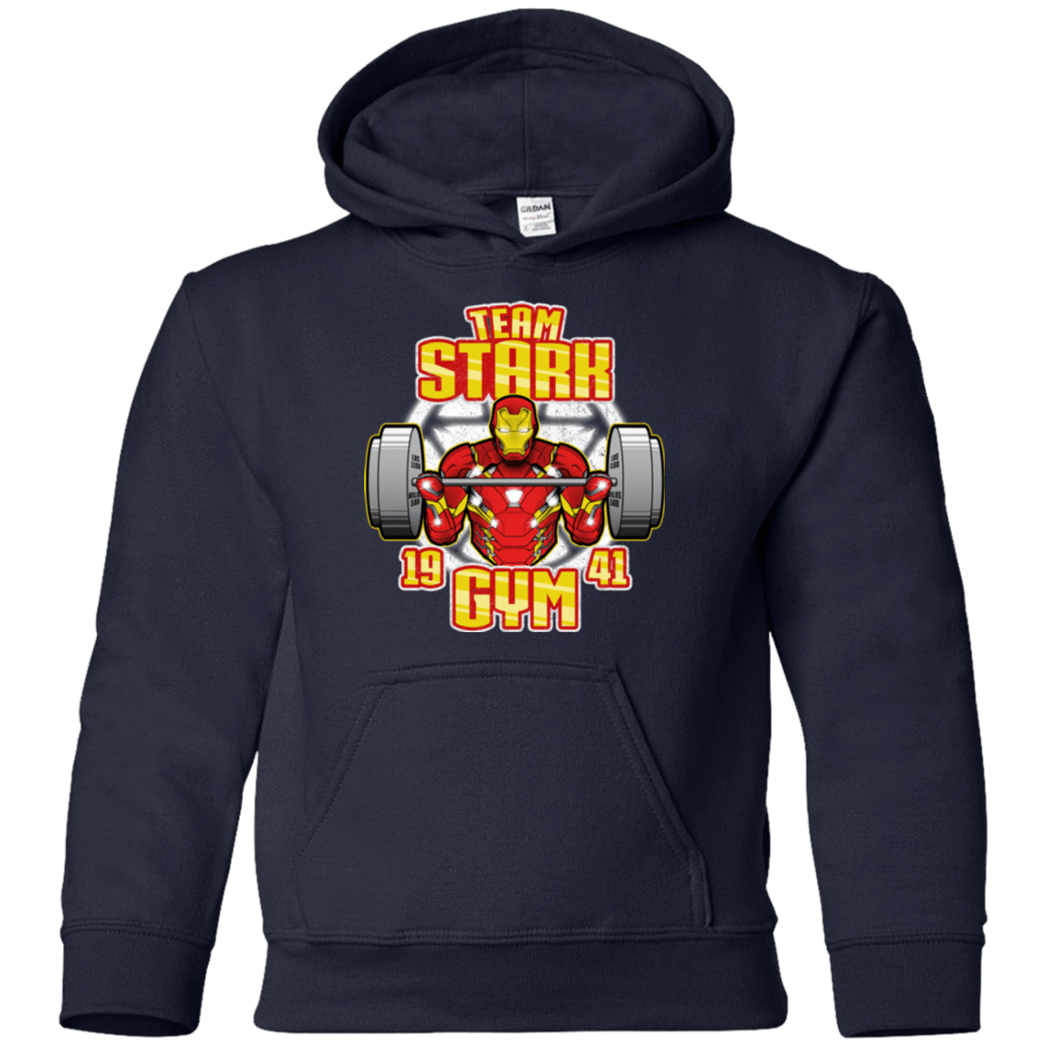 Sweatshirts Navy / YS Team Stark Gym Youth Hoodie