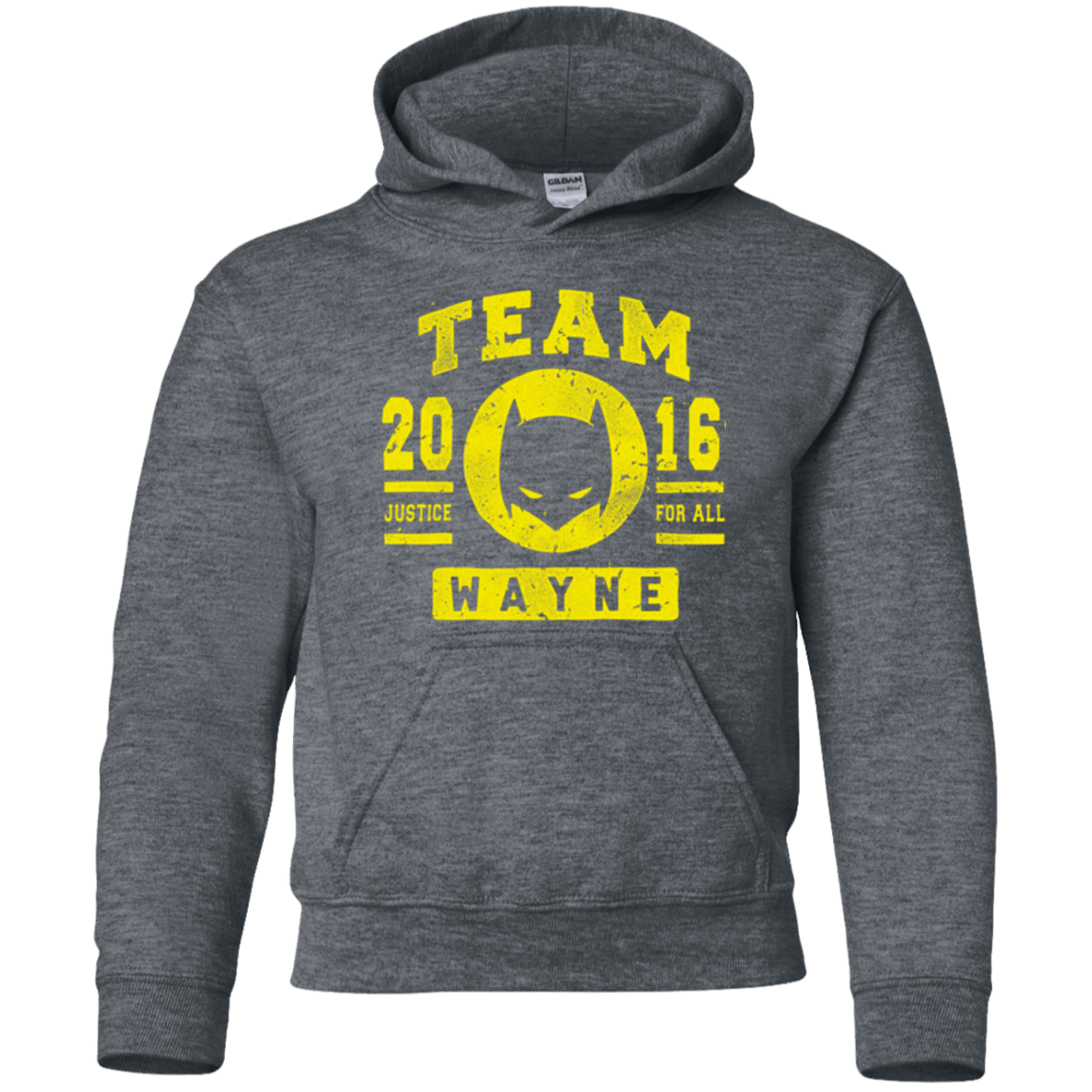 Sweatshirts Dark Heather / YS TEAM WAYNE Youth Hoodie