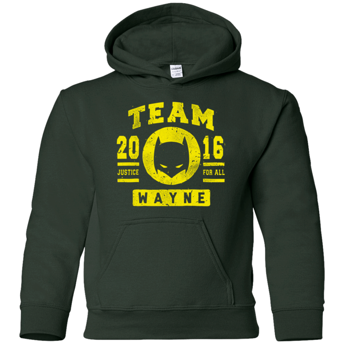 Sweatshirts Forest Green / YS TEAM WAYNE Youth Hoodie