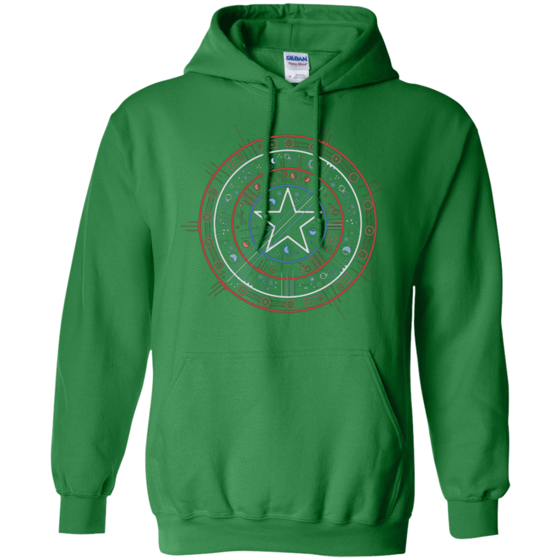 Sweatshirts Irish Green / Small Tech America Pullover Hoodie