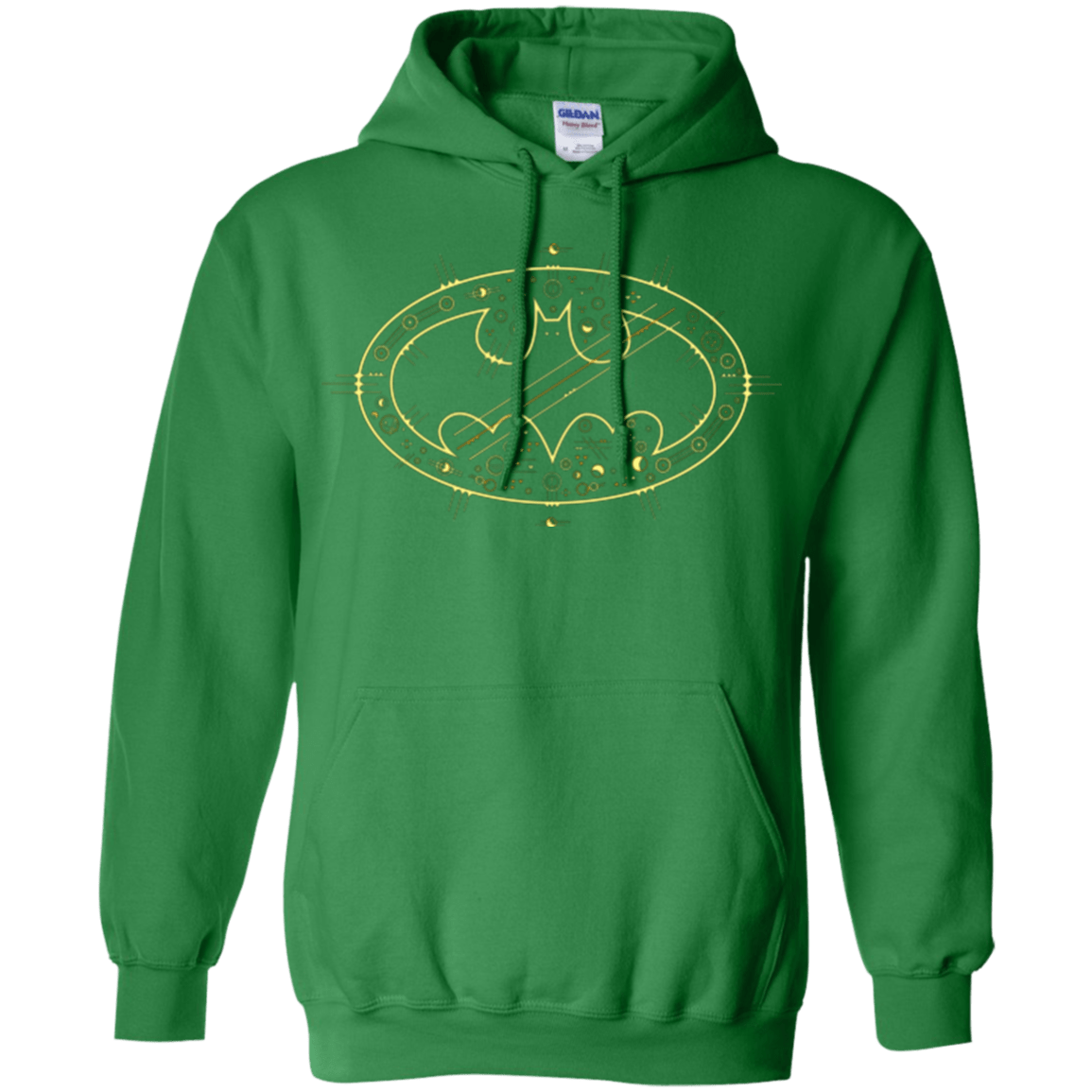 Sweatshirts Irish Green / Small Tech bat Pullover Hoodie