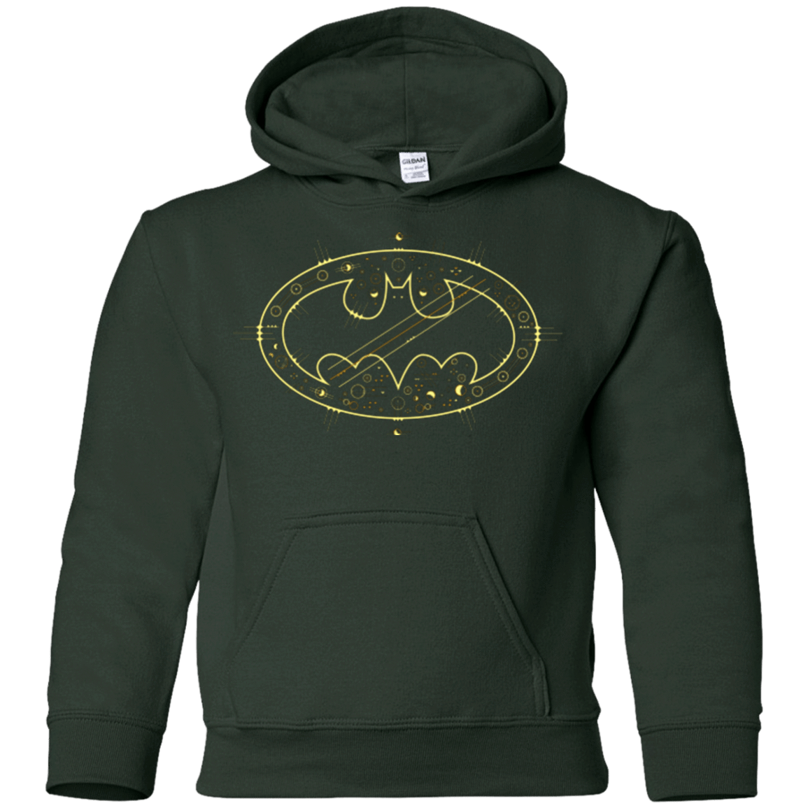 Sweatshirts Forest Green / YS Tech bat Youth Hoodie