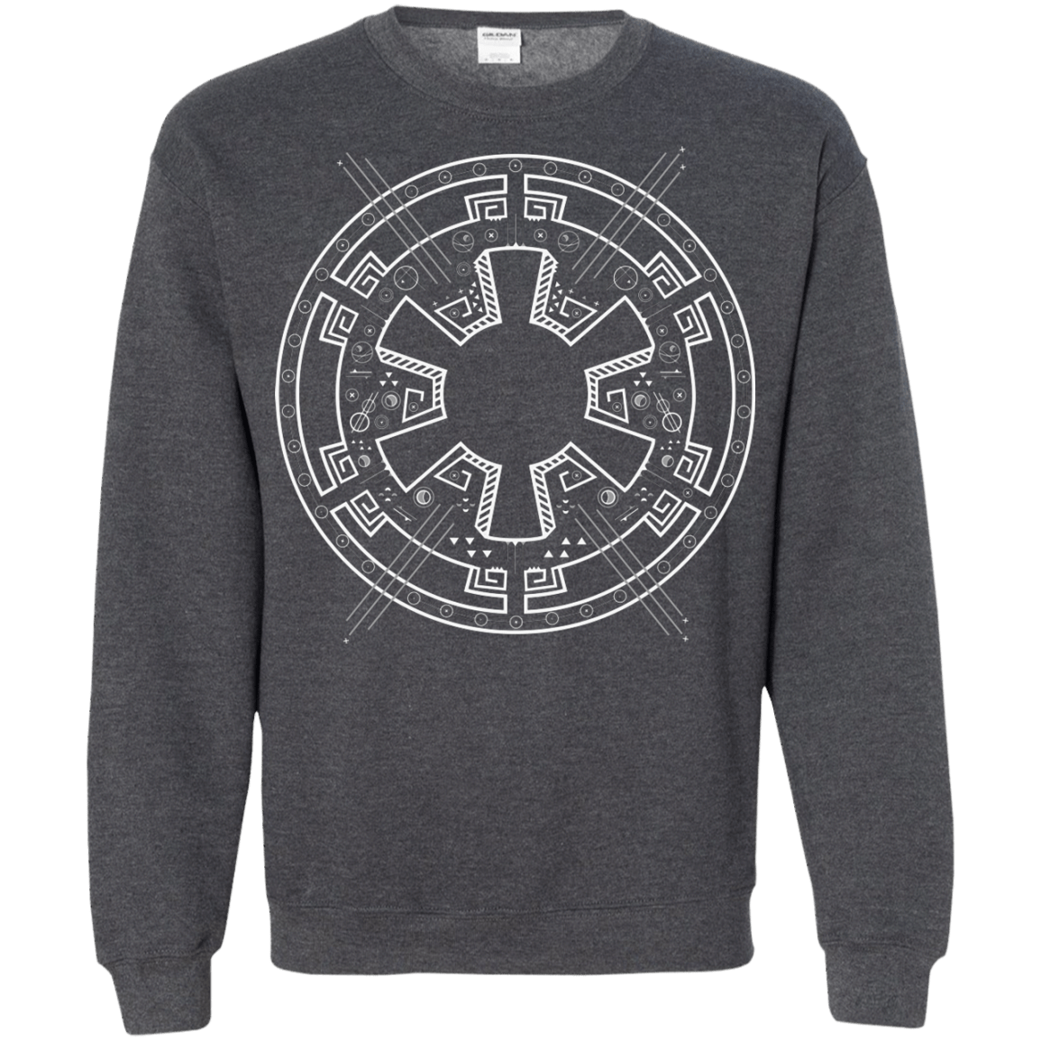 Sweatshirts Dark Heather / S Tech empire Crewneck Sweatshirt