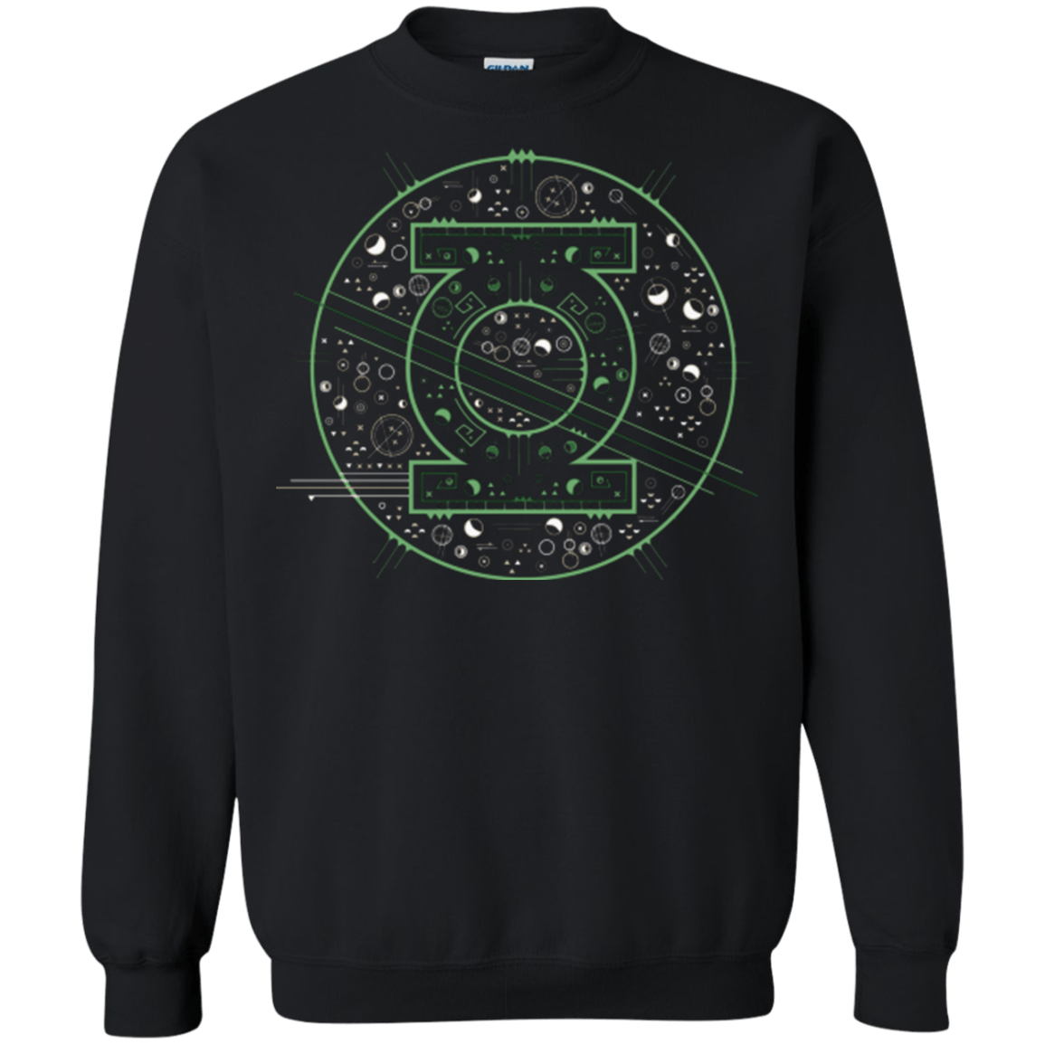 Sweatshirts Black / Small Tech lantern Crewneck Sweatshirt