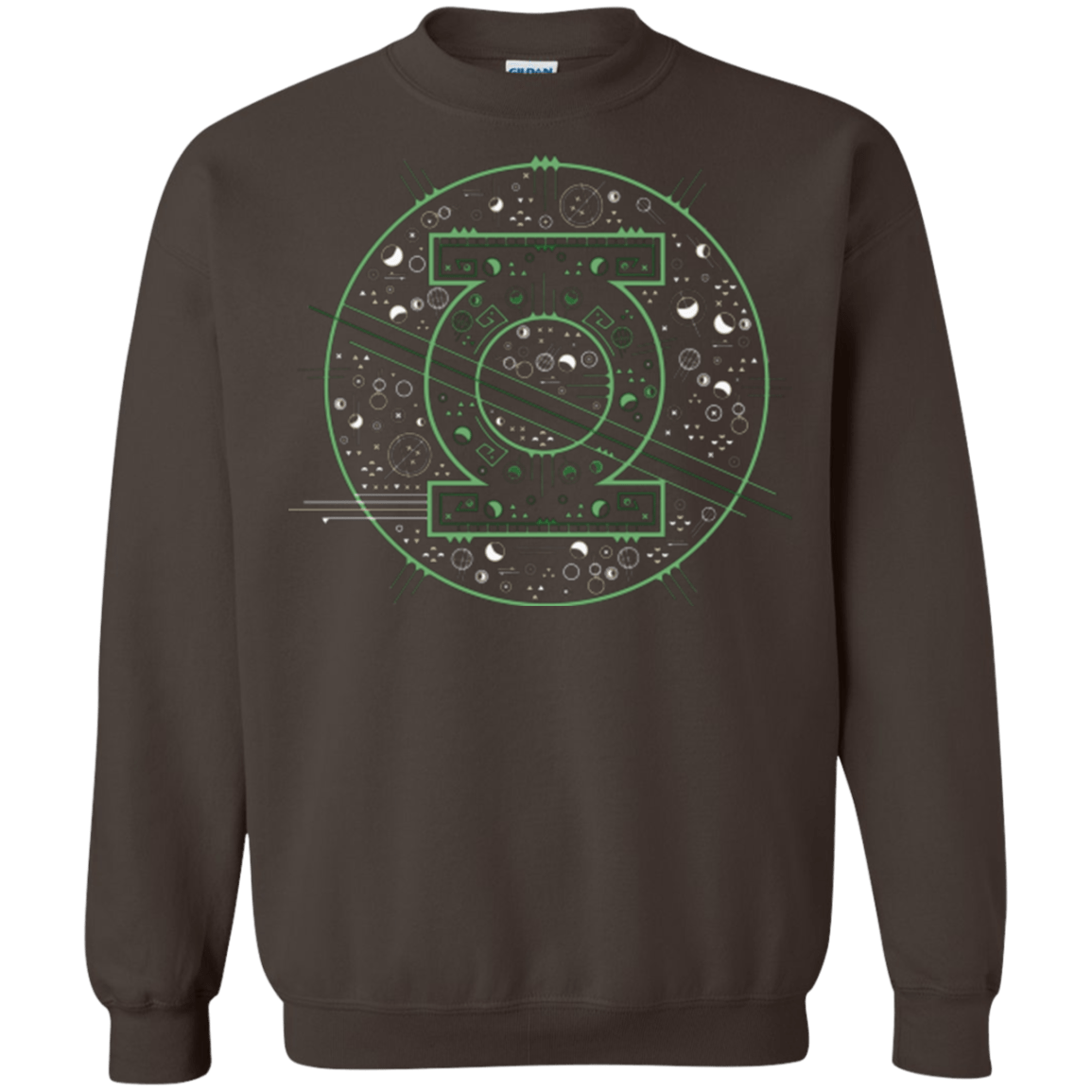 Sweatshirts Dark Chocolate / Small Tech lantern Crewneck Sweatshirt