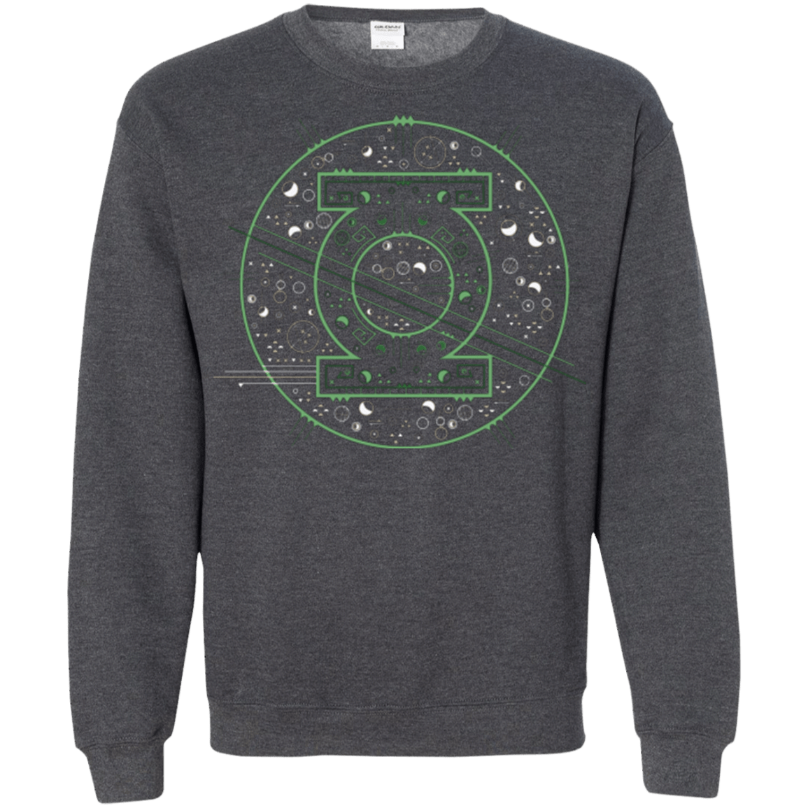 Sweatshirts Dark Heather / Small Tech lantern Crewneck Sweatshirt