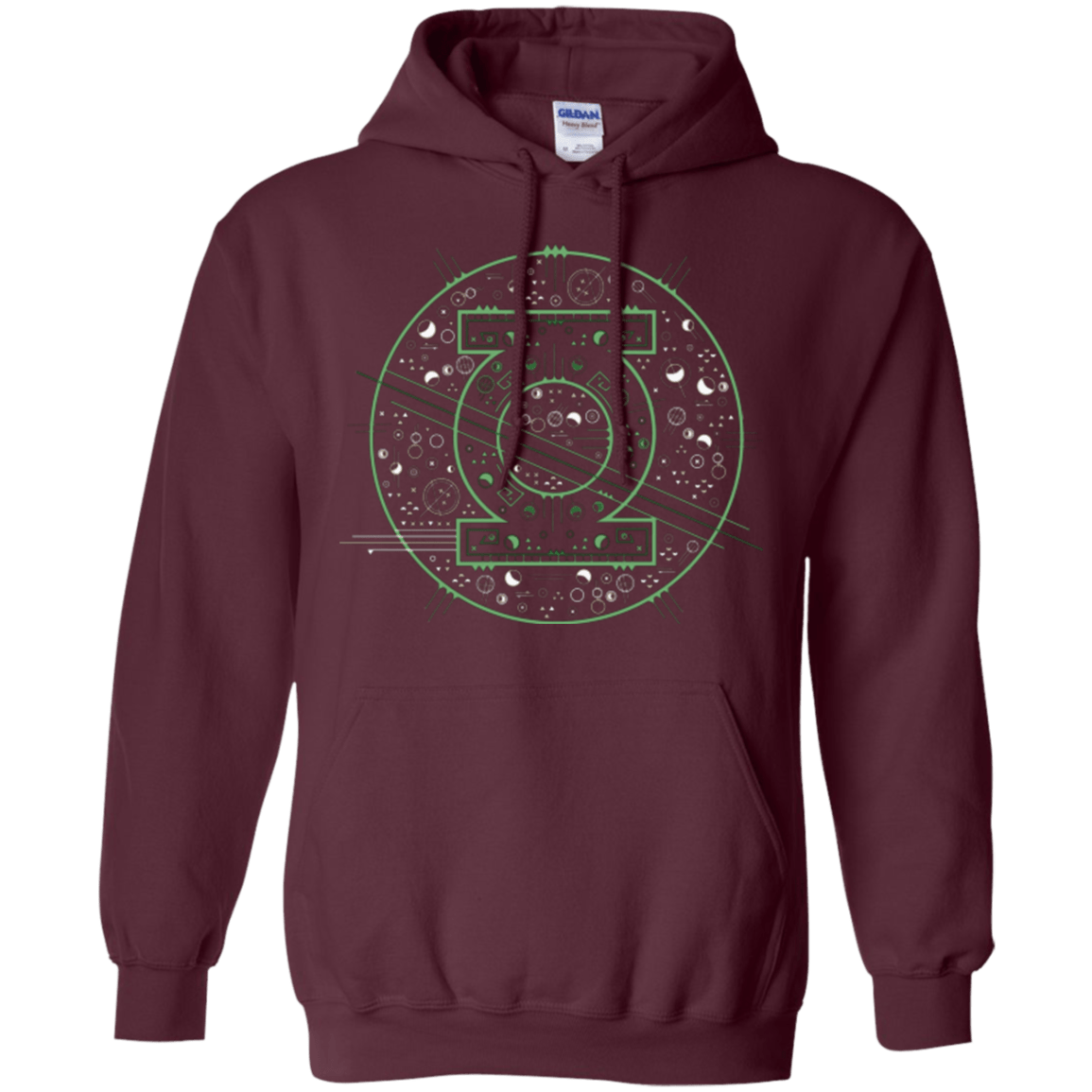 Sweatshirts Maroon / Small Tech lantern Pullover Hoodie