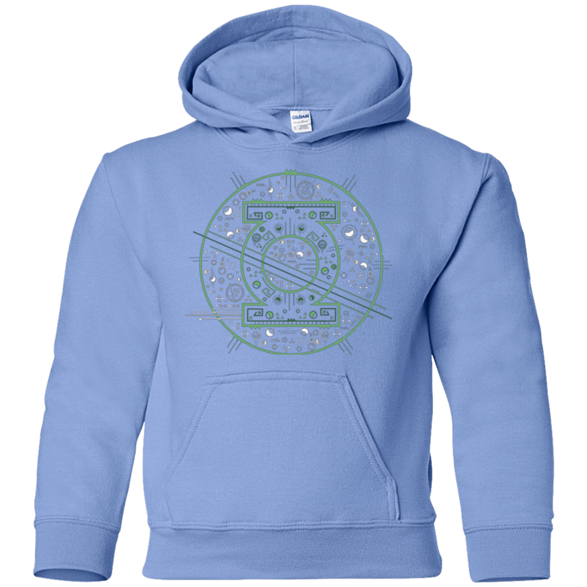 Sweatshirts Carolina Blue / YS Tech lantern Youth Hoodie