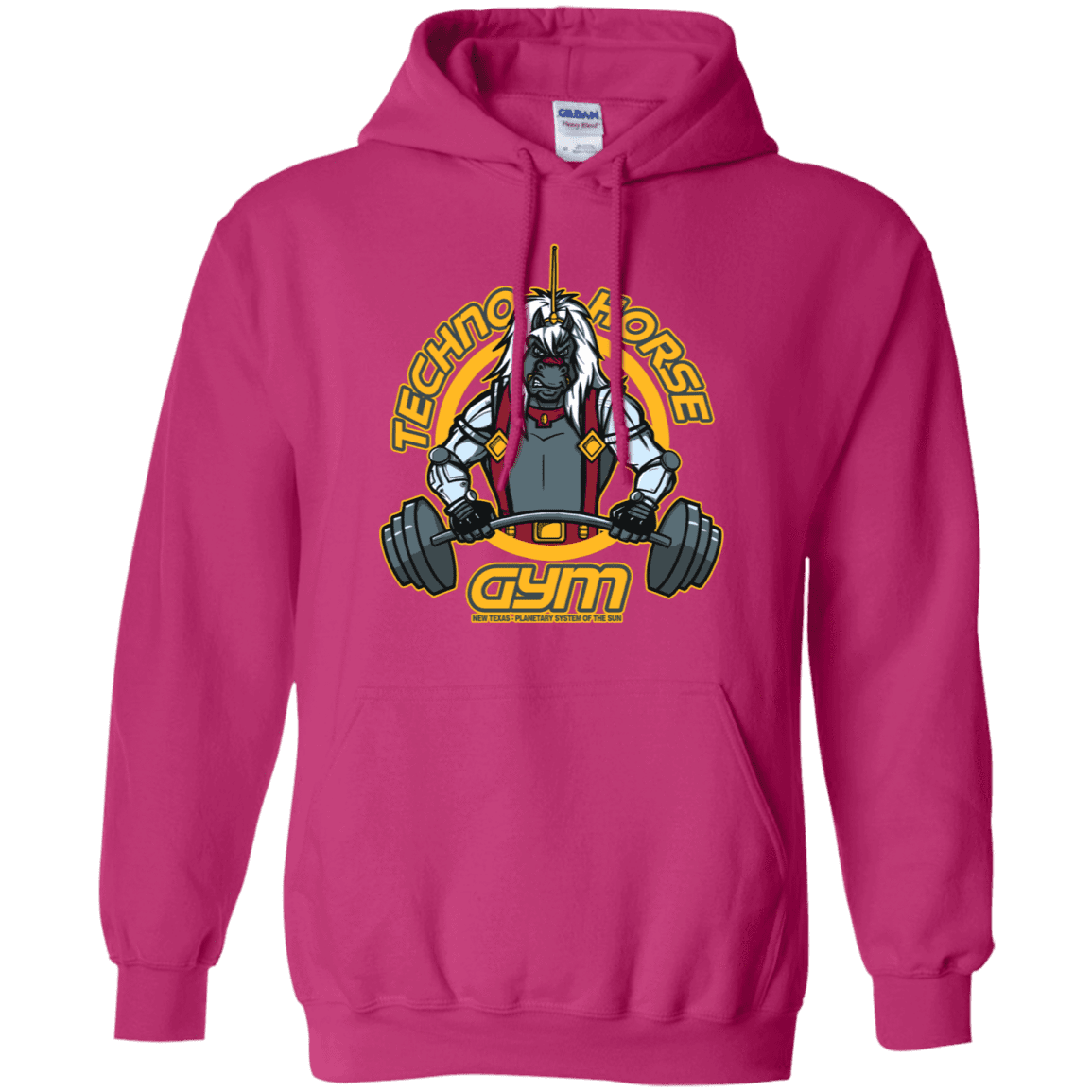 Sweatshirts Heliconia / S Techno Horse Gym Pullover Hoodie