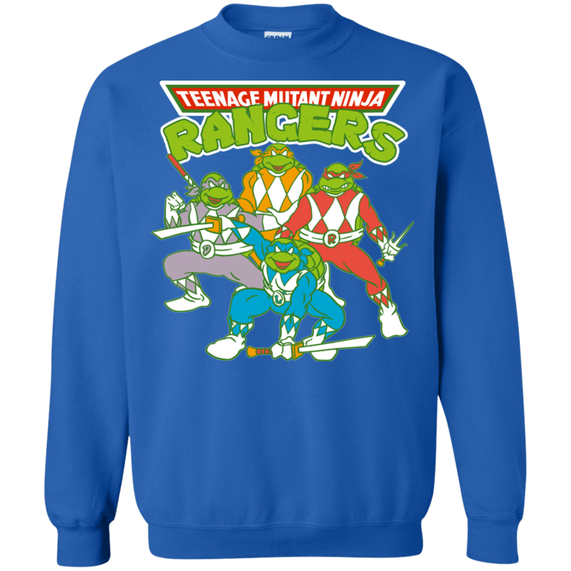 Sweatshirts Royal / S Teenage Mutant Ninja Rangers Crewneck Sweatshirt