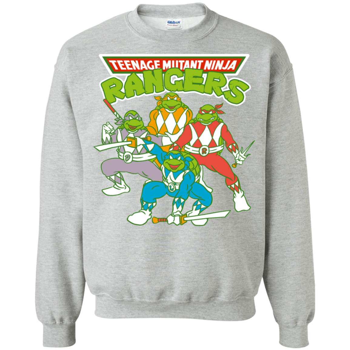 Sweatshirts Sport Grey / S Teenage Mutant Ninja Rangers Crewneck Sweatshirt