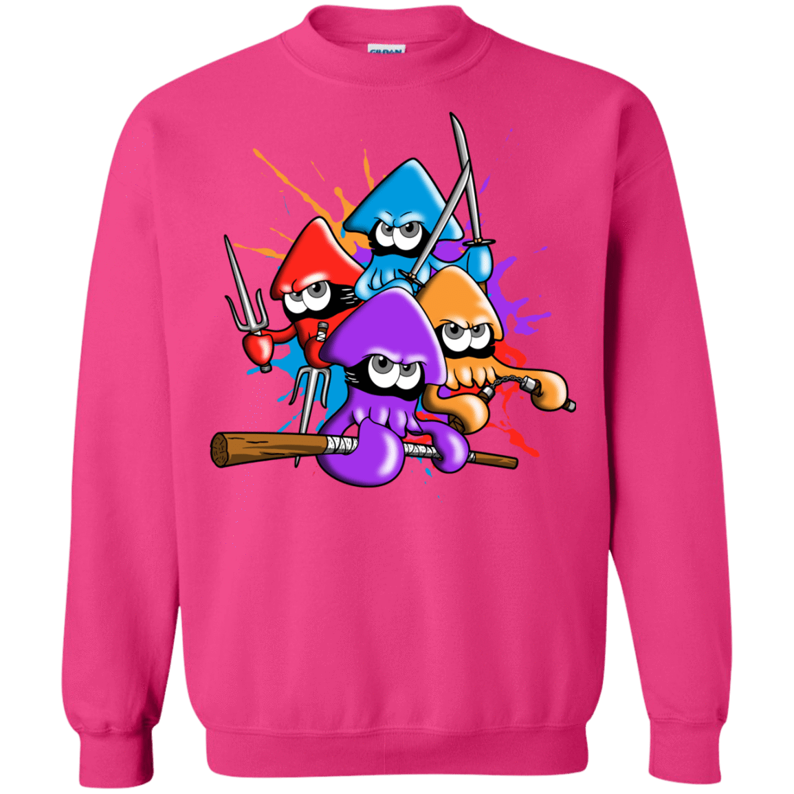 Sweatshirts Heliconia / S Teenage Mutant Ninja Squids Crewneck Sweatshirt
