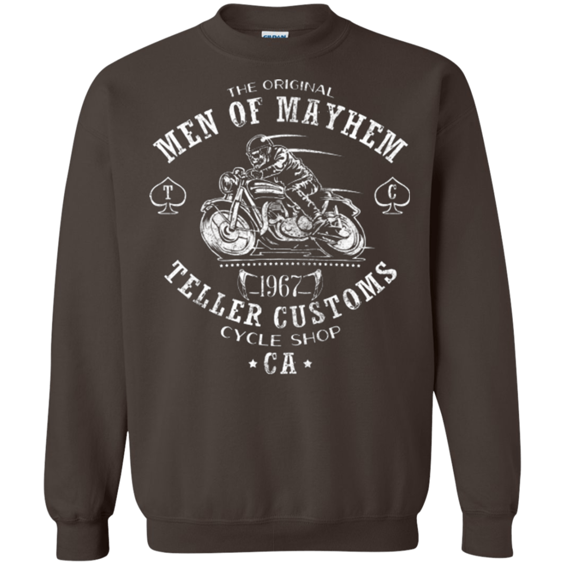 Sweatshirts Dark Chocolate / Small Teller Custom Crewneck Sweatshirt