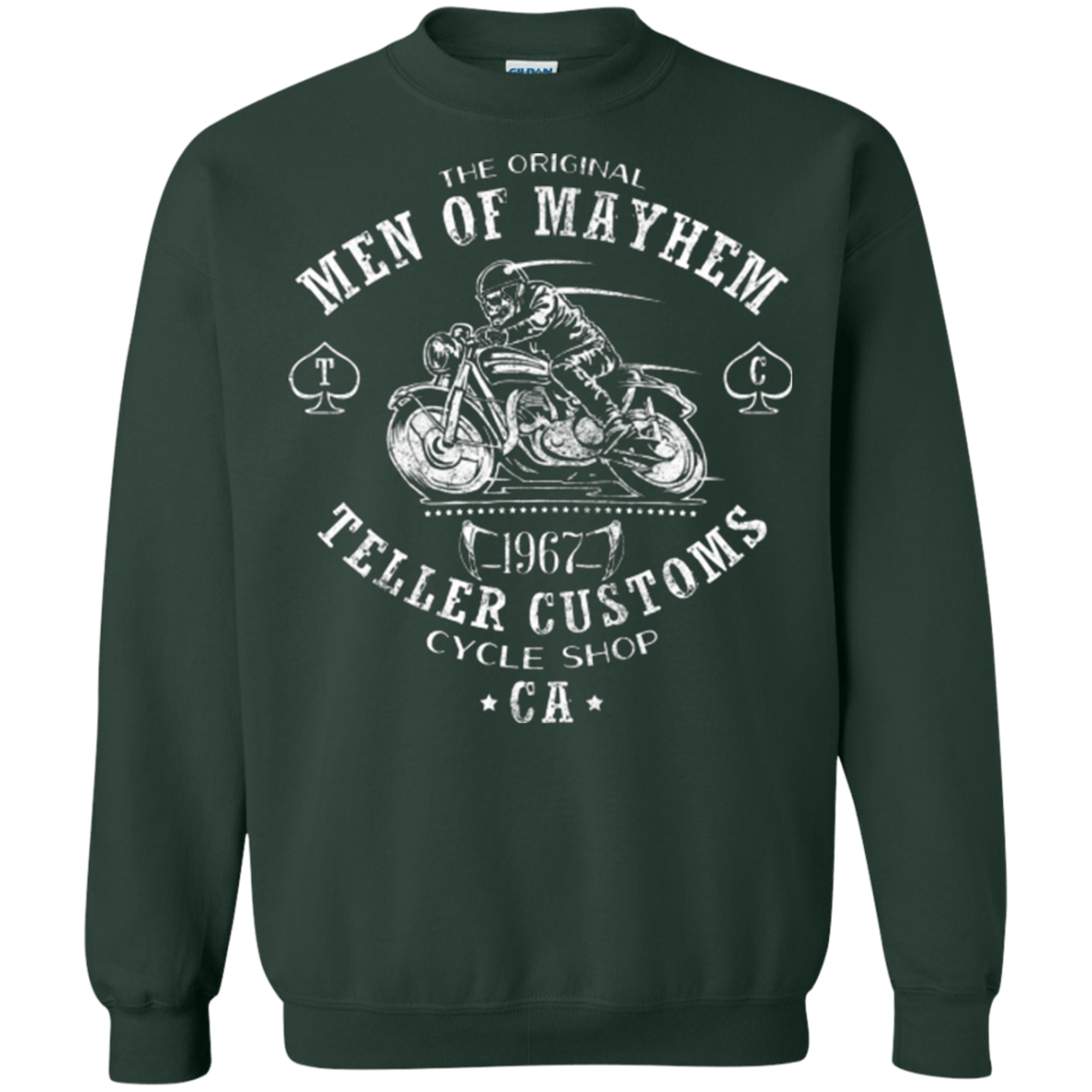 Sweatshirts Forest Green / Small Teller Custom Crewneck Sweatshirt