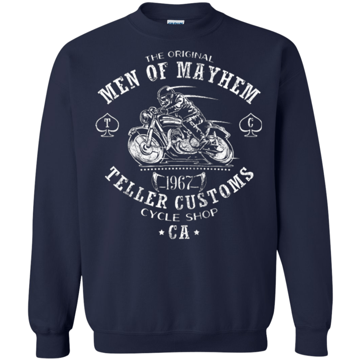 Sweatshirts Navy / Small Teller Custom Crewneck Sweatshirt