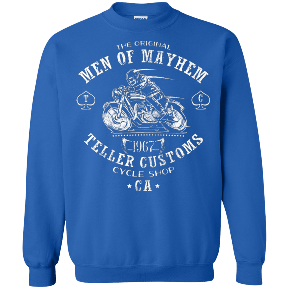 Sweatshirts Royal / Small Teller Custom Crewneck Sweatshirt