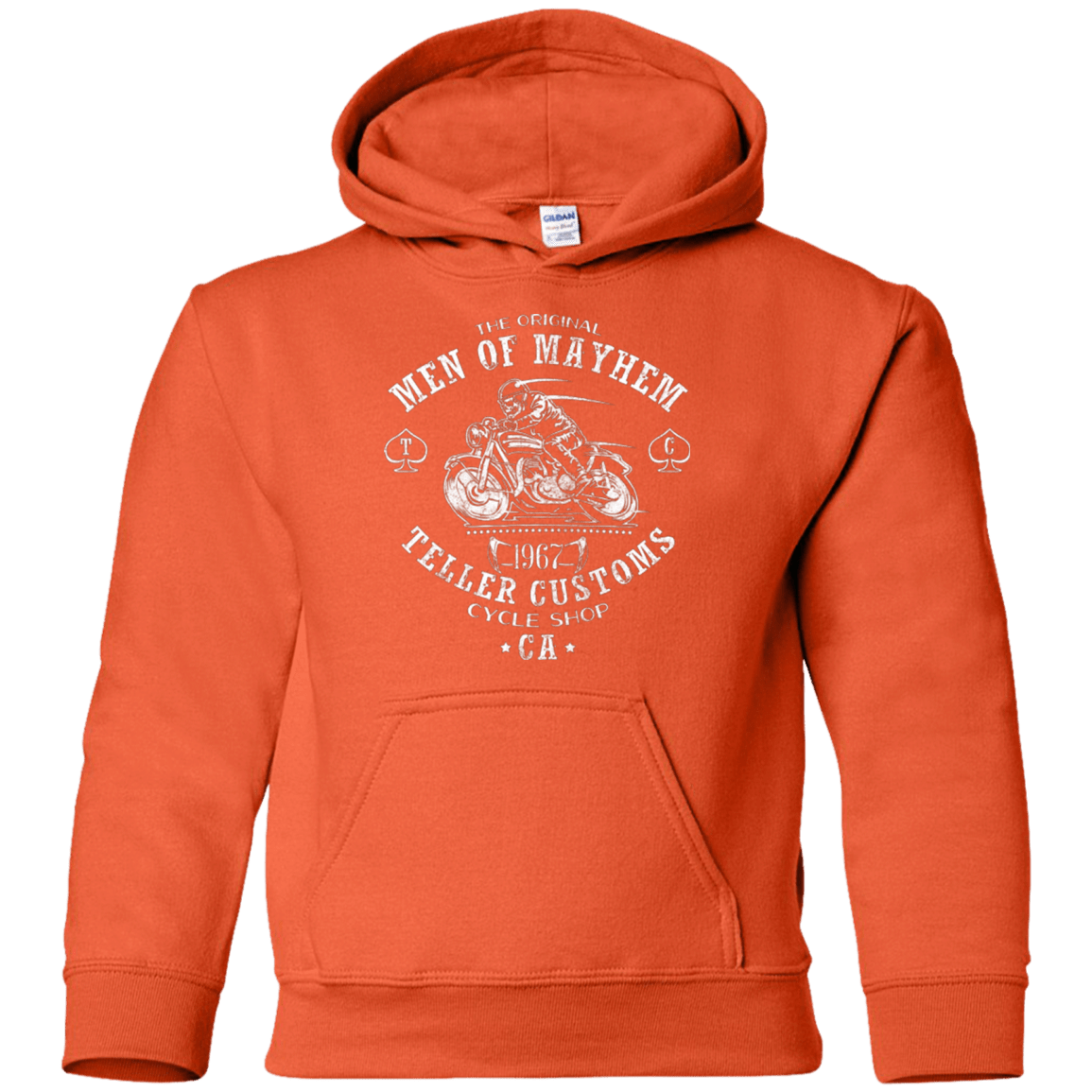 Sweatshirts Orange / YS Teller Custom Youth Hoodie