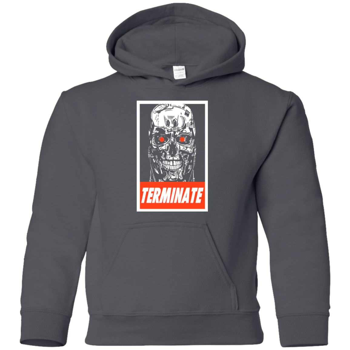 Sweatshirts Charcoal / YS Terminate Youth Hoodie