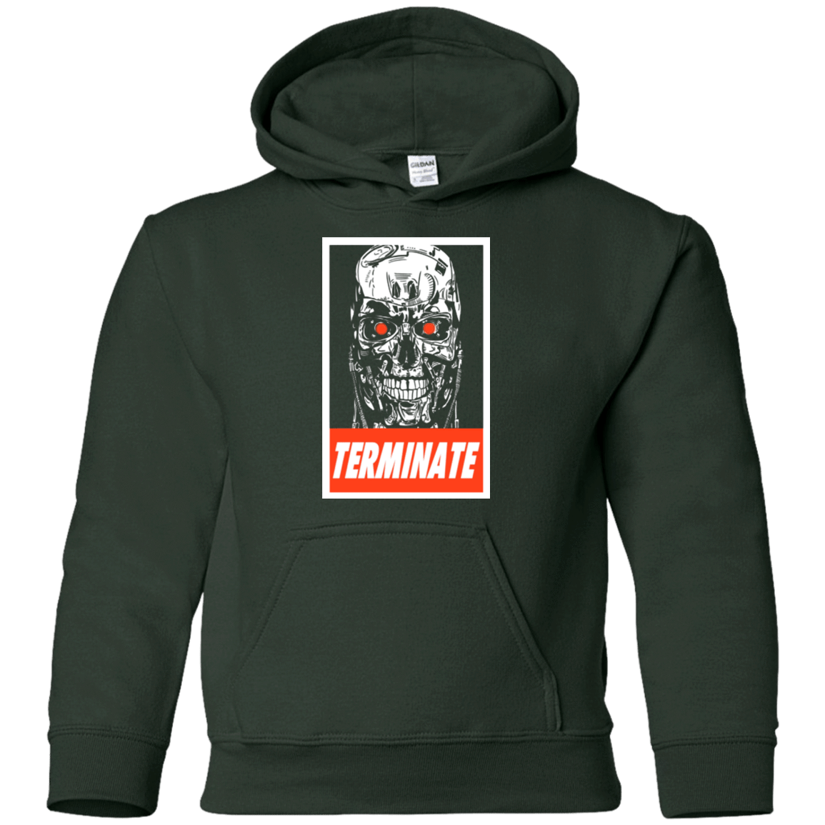Sweatshirts Forest Green / YS Terminate Youth Hoodie