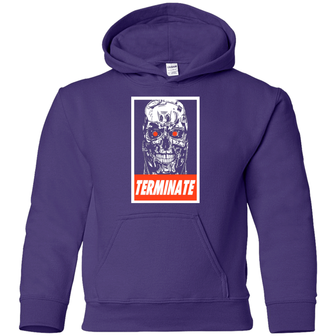 Sweatshirts Purple / YS Terminate Youth Hoodie