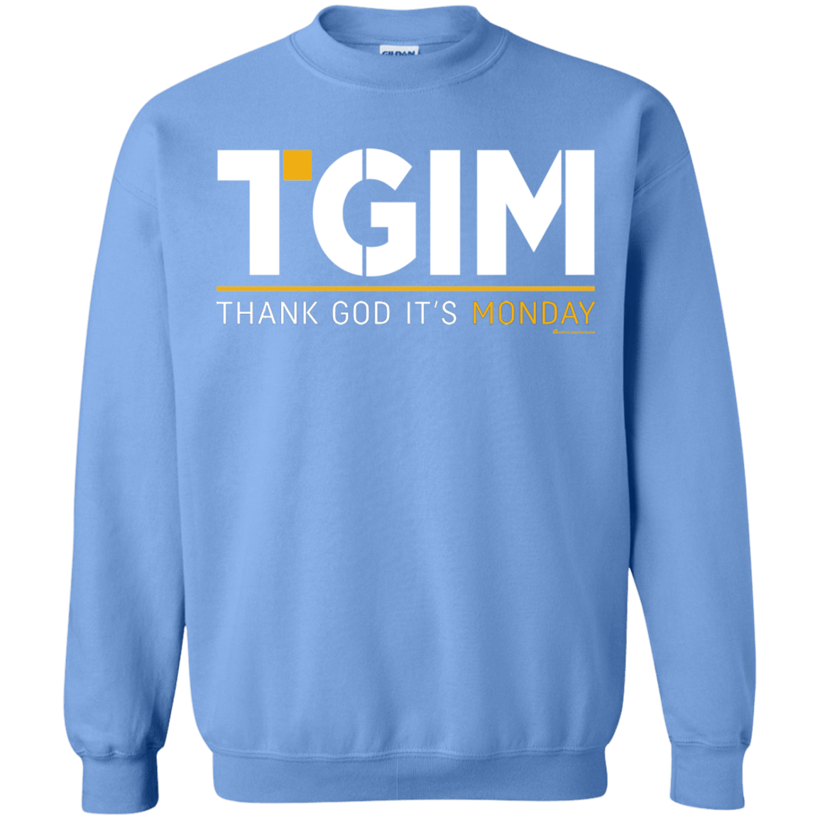 Sweatshirts Carolina Blue / Small Thank God Its Monday Crewneck Sweatshirt