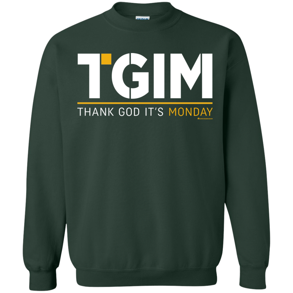 Sweatshirts Forest Green / Small Thank God Its Monday Crewneck Sweatshirt